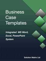 Business Case Templates system reduces case-building time 70% and errors by 90%. ISBN 9781929500051