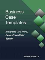 Business Case Templates integrated Word, Excel, PowerPoint Systemi guides you to a winning business case. Business Case Templates system reduces case-building time 70% and errors by 90%. ISBN 9781929500051