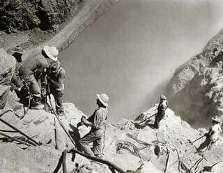 Hoover Dam building contract awarded on basis of business case evidence. The US government in the 1930s awarded building contracts only to those who could prove they delivered value.